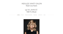 Desktop Screenshot of indulgevanity.com